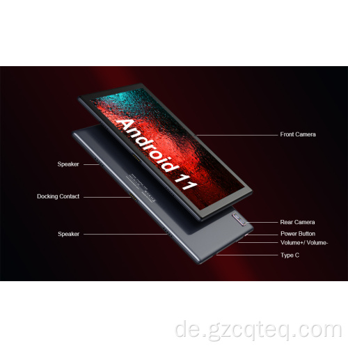 10 Zoll Octa-Core Android Tablet 4 GB + 64 GB 6000mAh